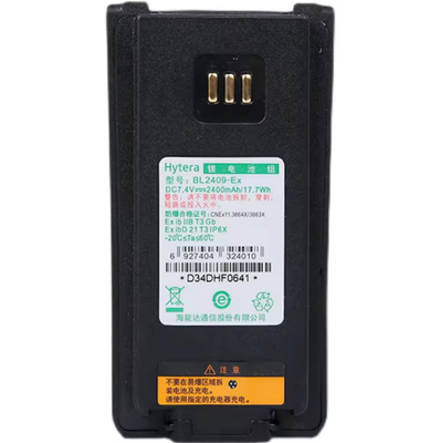 comprar Batería BL2409 Ex Batería recargable de radio bidireccional Batería de iones de litio intrínsecamente segura Batería de litio a prueba de explosiones Batería de litio fabricación en línea