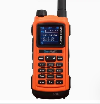 comprar SenHaiX 8800 5W UHF VHF Walkie Talkie with 128 Channels fabricación en línea