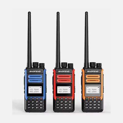 comprar BF-H7 Dual Band Portable Walkie Talkie VHF UHF 136-174MHZ 400-520MHZ IPX4 Waterproof with 1000-1500mAh Battery fabricación en línea