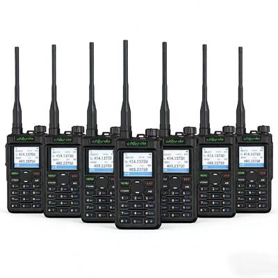 comprar Walkie Talkie de radio DMR con doble banda VHF UHF, cifrado AES 256 y teclado completo fabricación en línea