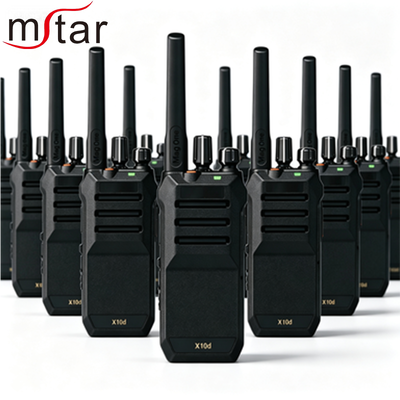 comprar X10D Walkie Talkie comercial portátil inalámbrico digital-analógico compatible DMR con potencia de salida de 5W y resistencia al agua IPX5 para comunicación de larga distancia fabricación en línea