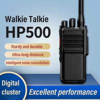 Radio digital de dos vías HP500 GPS Bluetooth UHF VHF Profesional DMR Radio portátil de dos vías Walkie Talk
