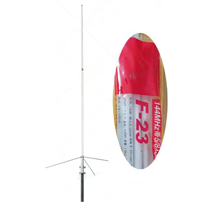 Diamante F23 F23H antena de alta ganancia de 4,53 m antena de estación base de fibra de vidrio VHF con gráfico de corte