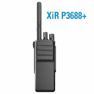 Radio digital de dos vías XIR P3688+ Función de GPS digital analógica portátil DMR Alarma de emergencia