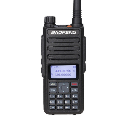 DR-1801 UV de banda doble GPS Beidou posicionamiento compacto Vhf radio marina inalámbrica de largo alcance transmisor profesional negro