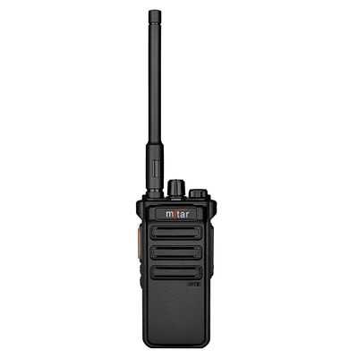 MSTAR Fuerte linterna Walkie Talkie Recargable Antimagnético Inalámbrico Transmisor de Largo Alcance VHF y UHF
