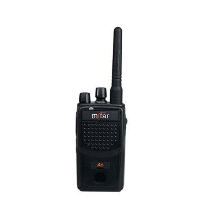 Radio digital de dos vías A6 portátil fuerte penetración largo alcance impresión clara fuerte y resistencia a la caída monitoreo