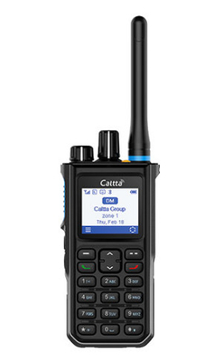 Radio digital de dos vías DH590 a prueba de agua a prueba de polvo de larga duración de la resistencia de grabación opcional walkie talkie