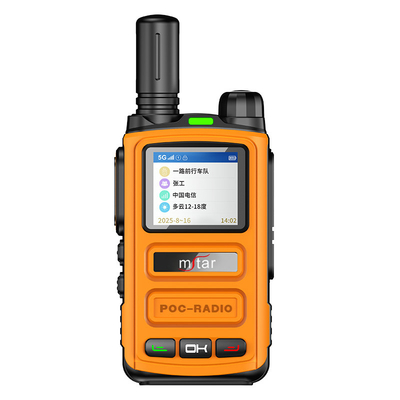 Luz de linterna GPS 4G/5G Todo Netcom Walkie Talkies de largo alcance 5000 millas MSTAR Dos vías M758