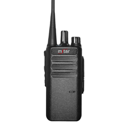 MSTAR 2 Way Walkie Talkie M-898 Digital AI Reducción de ruido de una llave Descifrado anti-rompe código negro
