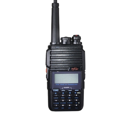 VHF UHF de largo alcance de seguridad de voz FM de seguridad portátil Walkie Talkie Transmisor M-UV3 8 vatios