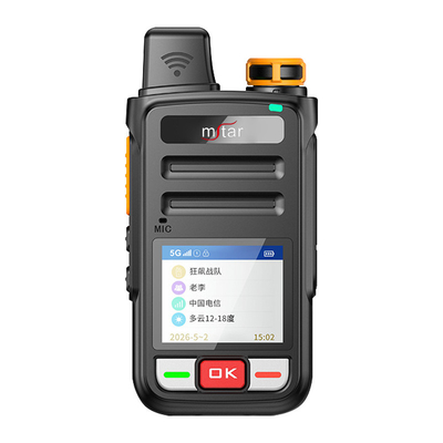 Pronóstico del tiempo Walkie Talkies inalámbricos de largo alcance MSTAR 2 Way T808 Comunicación 5G Posicionamiento GPS