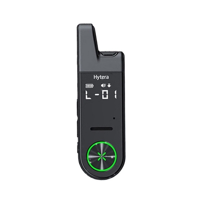 Pequeño intercomunicador S1 Mini Radio analógica de dos vías con cargador y auriculares Lavalier Hytera Walkie Talkie