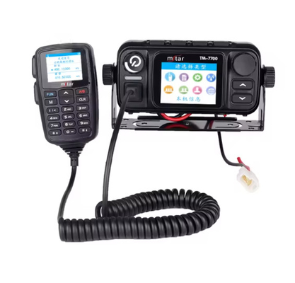 TM-7700D LTE WCDMA GSM Red IP POC Radio móvil de banda doble con GPS Negro Ce Tlf Tec móvil
