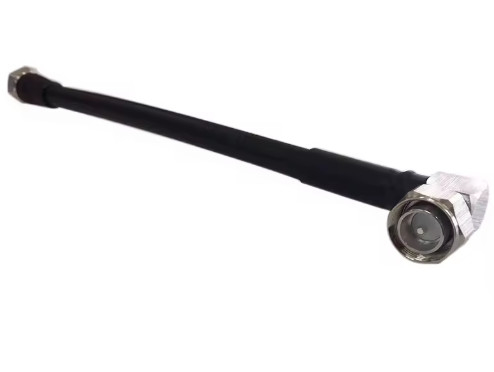Accesorios de repetidor Antenna y alimentador RF 1/2 con 4,3-10 de ángulo derecho de macho a macho a cable de alimentador recto