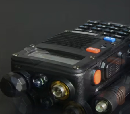VHF UHF banda doble inalámbrica Baofeng Radio de dos vías con teclado BF F8 Walkie Talkie de largo alcance