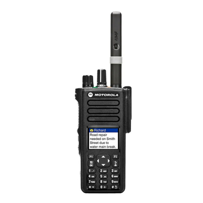 DGP8550E radio UHF VHF DMR de largo alcance con radio walkie talkie de función GPS