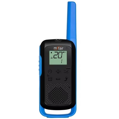 T62 Viajes al aire libre Azul Profesional Mayor un intercomunicador de frecuencia pública Walkie Talkie