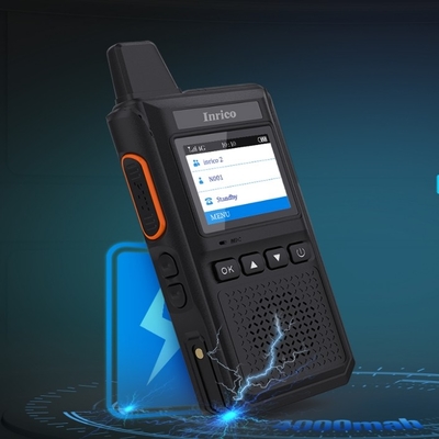 inrico T700 HD RTOS IP54 4000mAh Push-to-Talk Tipo C Radio de dos vías