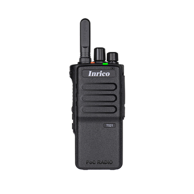 INRICO T521 POC Radio de larga distancia de dos vías IP66 A prueba de agua y polvo POC Radio de larga distancia de dos vías para ambientes hostiles