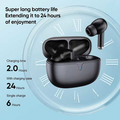 Accesorios para auriculares de aire inalámbrico para pantalla digital de radio bidireccional y indicador de batería Accesorios para radio bidireccional con tiempo de retraso inalámbrico de 51-60 ms