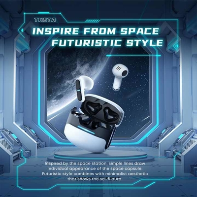 Audífonos de dientes azules inalámbricos TG11 Accesorios OEM para dos vías de radio Anulación de ruido ambiental ENC TWS auriculares Bluetooth Factor de forma semi-en el oído