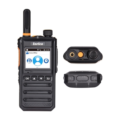 INRICO T640A POC Radio de larga distancia de dos vías Funciones versátiles POC Radio de larga distancia de dos vías con pantalla HD de 2.8' y diseño ligero