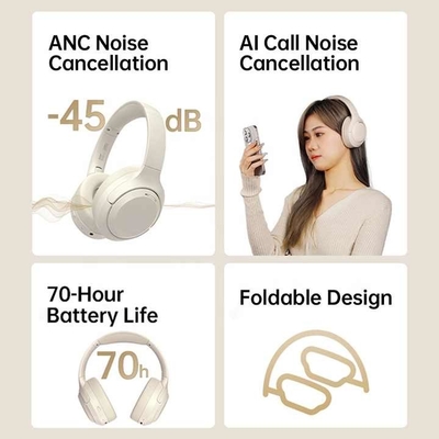 Mejor vendedor Noise Cancelling Headband Earbud Deporte auriculares estéreo plegable bajo profundo OEM auriculares Bluetooth auriculares