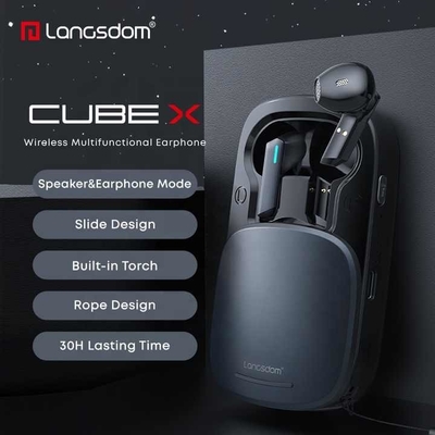 Langsdom Bluetooth Altavoz Accesorios Para Dos Direcciones Radio Inalámbrico Tiempo de retraso de 41-50 ms Auriculares a prueba de agua Bluetooth con chipset JL