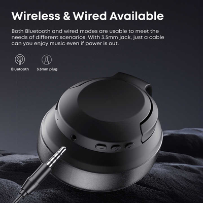 Langsdom Bluetooth Accesorios para auriculares de dos vías de radio Blurtrum Accesorios para un conjunto de chips de dos vías de radio Principio de vocalismo dinámico y estándar impermeable IPX-4