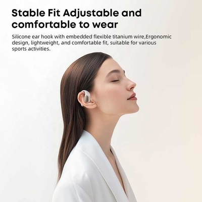 Audífonos de auriculares abiertos con auriculares estéreo de 500 mAh con auriculares Bluetooth
