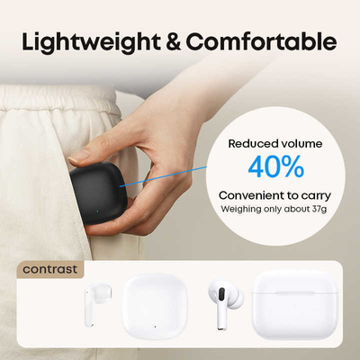 Auricular y micrófono larga duración de la batería auricular y micrófono con capacidad de batería de 250mAh y versión Bluetooth V5.3