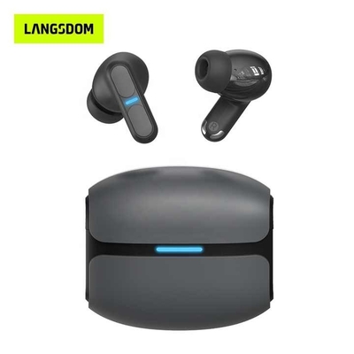 Audífonos y micrófonos Mejores auriculares Bluetooth 2023 5.3 Bluetooth Estándar y cancelación de ruido ambiental ENC para comunicación