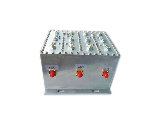 100W de banda ancha cavidad 400M Duplexer con pérdida de inserción de 1,5 fluctuación de 0,9 y VSWR de 1,25 del fabricante