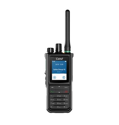 Radio portátil DMR Caltta PH690 UHF/VHF IP68 a prueba de agua 5W de dos vías