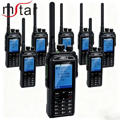 ABELL A780T alarma de emergencia DMR Walkie Talkie analógico digital IP67 radio a dos vías a prueba de agua