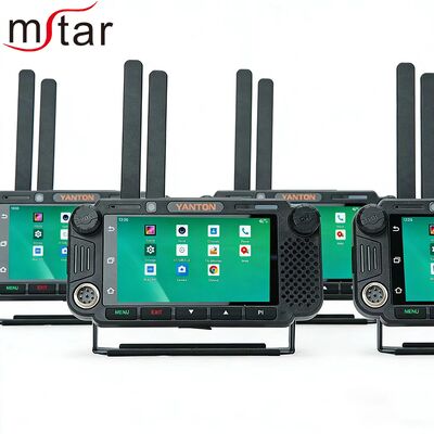 YANTON TM-7600 Radio profesional 4G LTE PTT con GPS y red IP para comunicación móvil en automóviles