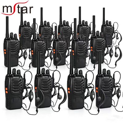 Walkie Talkie UHF Baofeng BF-888S Plus con alcance de 3-5km