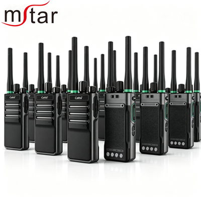 Radio digital bidireccional PH400 con batería de alta capacidad y protección IP45 para uso al aire libre